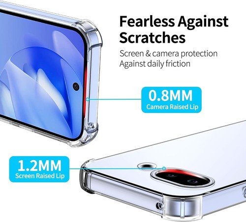 Coque Antichoc pour Google Pixel 9A + 2 Verres Trempés + 2 Protection Caméra - Photo 4 sur 8