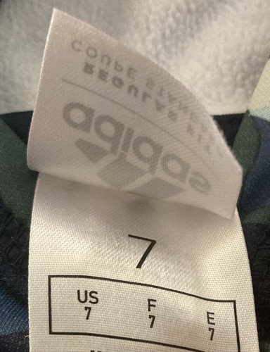 Adidas Kids Sweatshirt Size 7 Hoodie w/ Handwarmer Pocket Green & Blue Camo New! - Picture 5 of 5