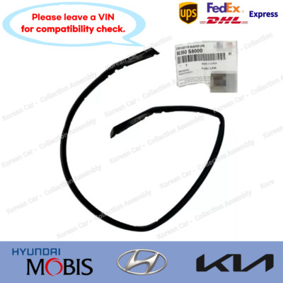 Genuine 86360S8000 Front Hood Rubber Seal for Hyundai Palisade