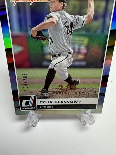 2016 Panini Donrus Prizm The Prospect Tyler Glasnow /289 - Picture 3 of 7