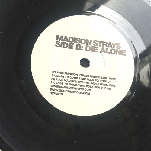Madison Strays - Last Train * 7' Vinyl * 1st Press * GTF GTF001S * Free P&P UK * - Picture 4 of 6