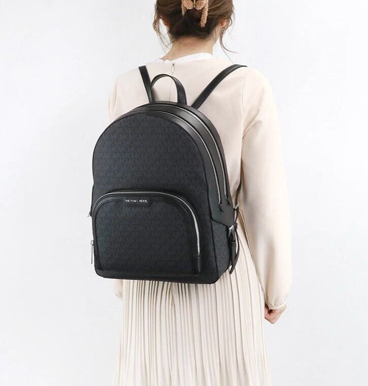 Michael Michael Kors Bags | Michael Kors Jaycee Large Backpack | Color: Black | Size: Os | Bag_Zz's Closet