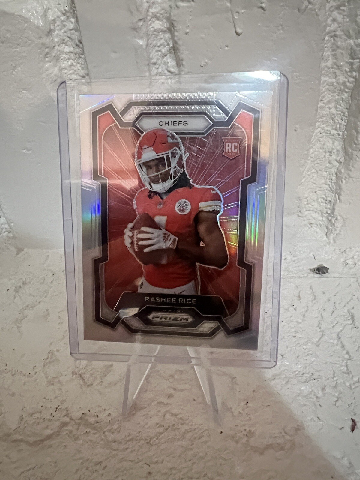 2023 Panini Prizm Rashee Rice Silver Prizm Rookie SP Image Variation No. 326 RC