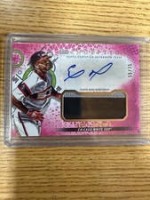 2022 TOPPS INCEPTION ELOY JIMENEZ JERSEY PATCH AUTO PINK WHITE SOX #’d /75 Hot $