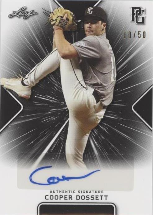 2021 Leaf Perfect Game National Showcase - Cooper Dossett #BA-CD2 - 1 of 1