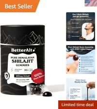 60 Organic Protein-Rich Shilajit Gummies - Travel-Friendly for Immediate Energy