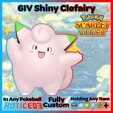 ✨ Shiny Clefairy 6IV ✨ Pokemon Scarlet & Violet 🚀 Fast 🚀