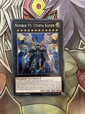 BLHR-EN093 Number 93: Utopia Kaiser Secret Rare 1st Edition NM Yugioh