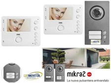 Kit Videocitofono vivavoce VILLA BIFAMILIARE URMET 1784/772  MIKRA2 ZAMA