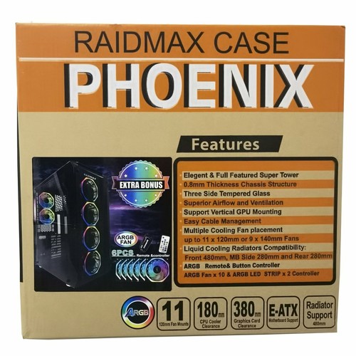 RAIDMAX PHOENIX ATX Computer Case - Picture 9 of 9