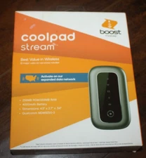 New Black Boost Mobile Coolpad Stream Prepaid Phone 4G LTE WiFi Hotspot