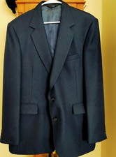 Richard Cate Clothes Navy Blue Coat/Jacket/ Blazer Size 44R