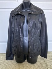 Vince Woman’s Black Super Soft Leather Jacket - Size M