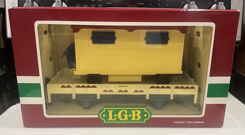 LGB 4037 Zirkuswagen auf Flachwagen neu im Originalkarton
