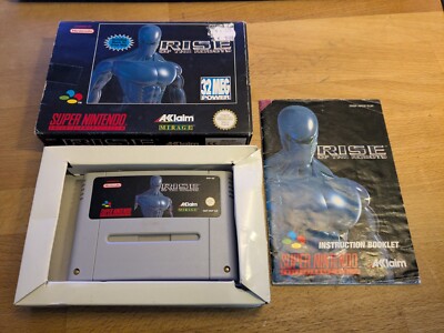 Rise of The Robots Super Nintendo SNES OVP PAL CIB Boxed #2