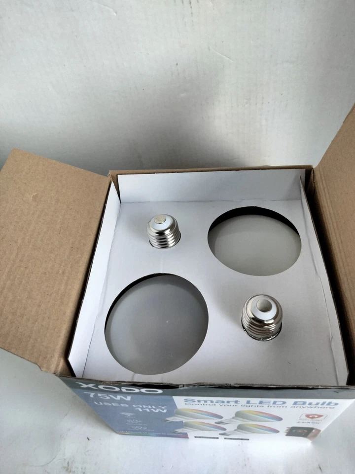 XODO LB1 Smart WiFi BR30 E26 Dimmable Light Bulb - 11W (75W Equivalent) 900L - Image 3 of 4