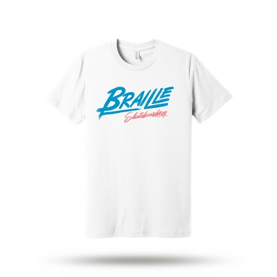 Braille Skateboarding - Toothpaste T-Shirt Weiß - Gr. M, L, XL NEU / Aaron Kyro