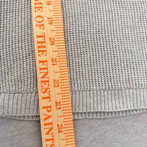 Maglione Lauren Ralph Lauren collo cappuccio maglia waffle termica manica lunga grigio taglia L - Foto 10 di 11