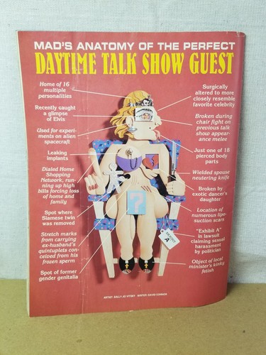 Vintage MAD Magazine "The Clintstones" #331 Oct/Nov 1994 - Picture 2 of 4