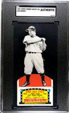 1951 Topps Connie Mack's As Baseball Lou Gehrig SGC A