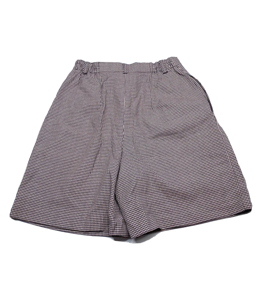 M Sportfolio By Marcia Women’s Size 6 Golf Shorts Purple Check Print NWT VTG - Image 2 of 4