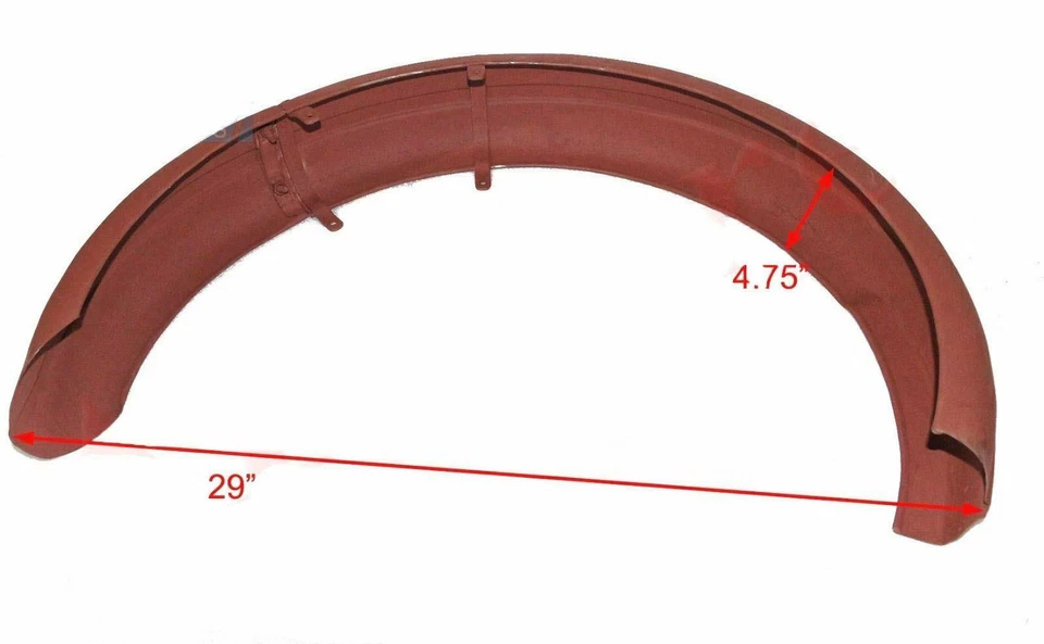 Guardabarros guardabarros con kit de soporte delantero y trasero para Triumph 3HW 350cc Foto 2 de 4