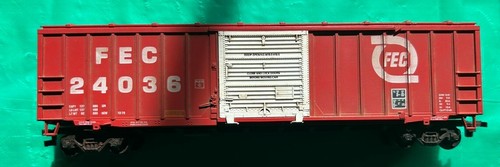 Athearn Bev-Bel 50' "Florida East Coast" Railbox Box Car - FEC Atlas MDC HO - Picture 7 of 11