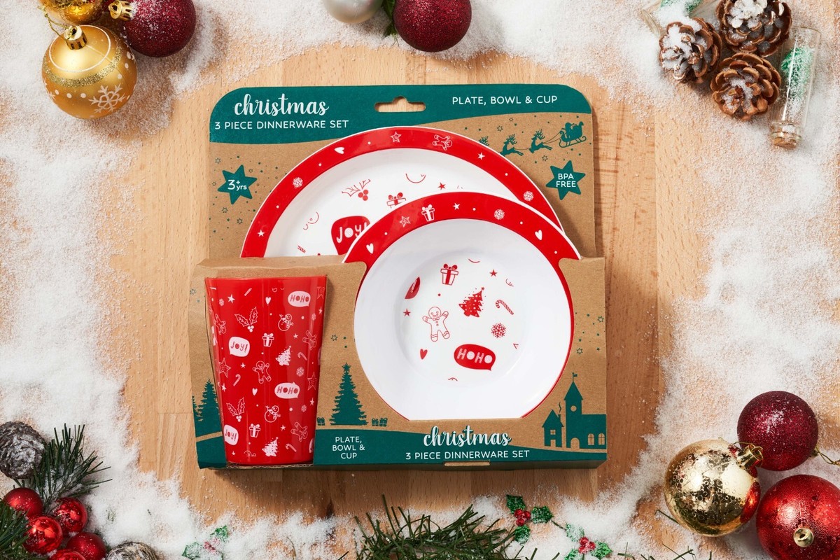 Christmas Tableware Childrens Christmas Dinner Plate Kids