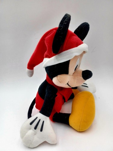 Mickey Mouse Christmas Santa Hat Kohl’s Cares Stuffed Toy Animal Plush - Picture 9 of 14