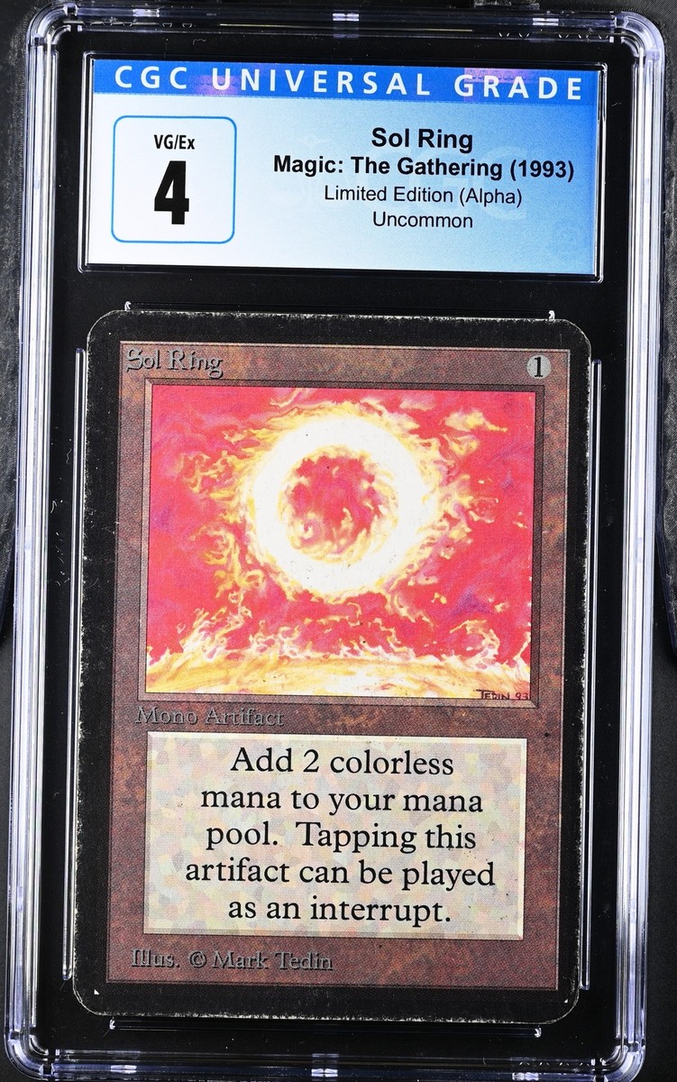 Magic: the Gathering MTG Sol Ring [Alpha Edition] Graded CGC 4 VG