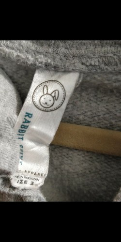 Rabbit Skins Zipper Hoodie Sweatshirt - Picture 2 of 3