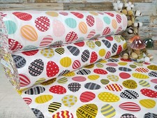 240cm Popeline Baumwolle Stoff Baumwollstoff Meterware Ostern Osterhase ÖKO-TEX