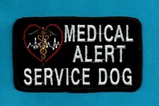 MEDICAL ALERT SERVICE DOG - service dog vest patch