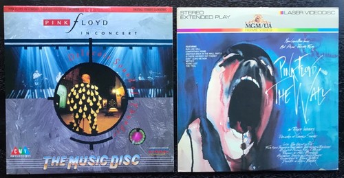 Pink Floyd The Wall Movie & Delicate Sound of Thunder In Concert Laserdisc Lot