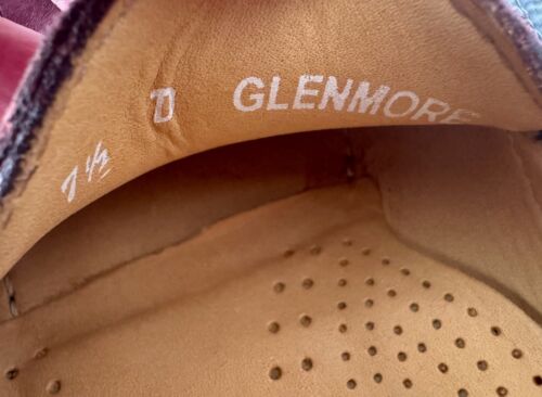 MENS BASS WEEJUNS SIGNATURE 7.5D MATTE BURGUNDY LEATHER GLENMORE LOAFERS KILTIE - Picture 7 of 8