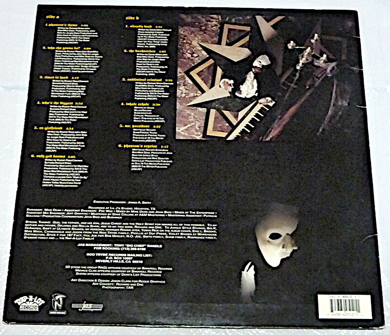Bushwick Bill Phantom of the Rapra1995 U S Original LP Rap a