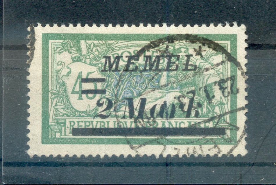 Memel 88III ABART Cancelled BPP 60EUR (G9579