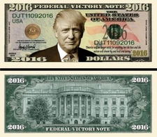 OUR WELCOME PRESIDENT TRUMP DOLLAR BILL