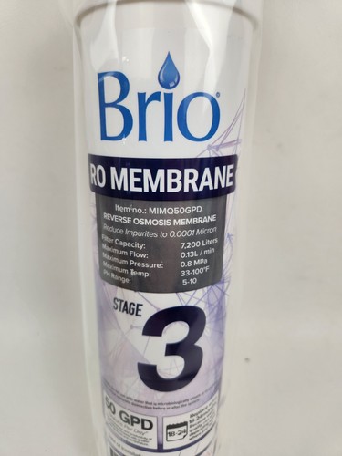 Brio Post Carbon Stage 3 MI4PKRO RO Membrane Water Filter - Picture 2 of 4