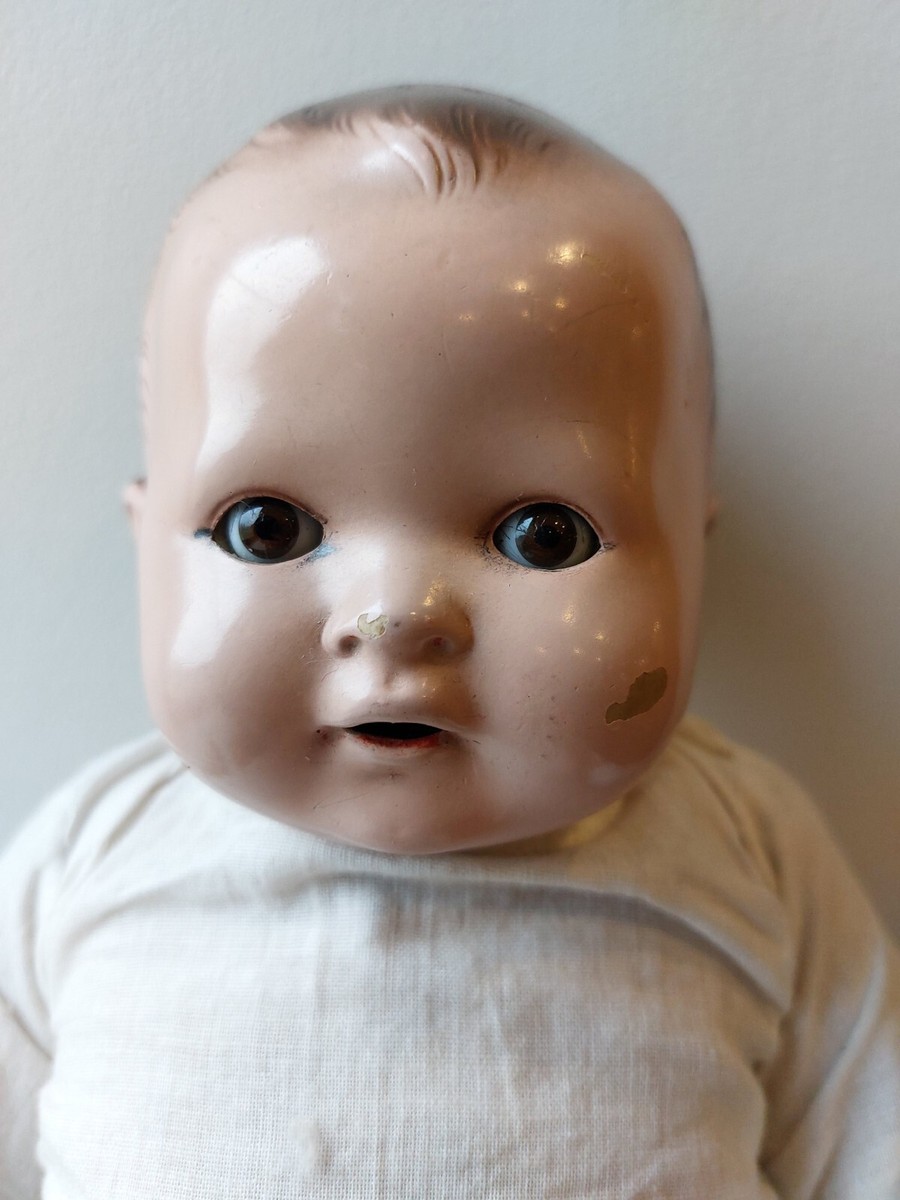 Ancienne Poupée Bambino Germany, Porcelaine, 25 Cm, France