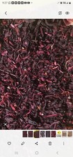 Hibiscus Flower Organic Dried Cut  Hibiscus Sabdariffa  100 Premium