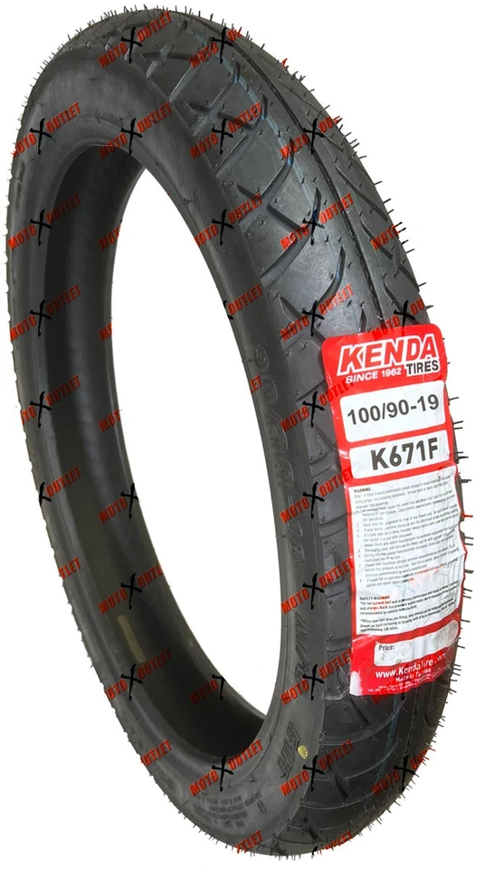 Kenda K671 100/90-19 Front 130/90-16 Rear Motorcycle Tires Set Sportster Dyna - Image 2 of 4