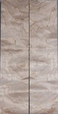 Knife Scales/Pistol Grips Curly Maple Bookmatched Wood Handles 6.1"x3"x0.42"
