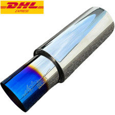 New Hks Hi-power Universal Single Exhaust Muffler Titanium Inlet 2.0outlet 3.0