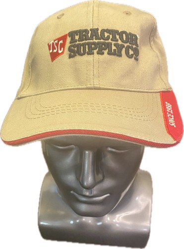 Tractor Supply Men’s Tan 1938 Adjustable Baseball Hat Trucker Hat  - Picture 1 of 7
