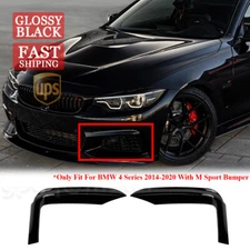 For BMW F32 F33 F36 4 Series 14-2020 Front Bumper Upper Trim Air Vent Cover Fang
