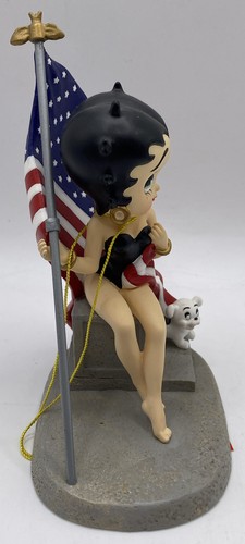 2002 Westland Giftware Betty Boop Figur amerikanische Flagge Gott segne Amerika #6942 - Bild 8 von 15