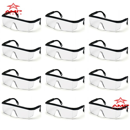 100 Pair/Pack Bulk Tuff Gard Hurricane Clear Safety Glasses Wholesale Z87+ - Bild 1 von 10