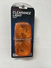 TowSmart Dual-Bulb Rectangular Amber Clearance Trailer Light