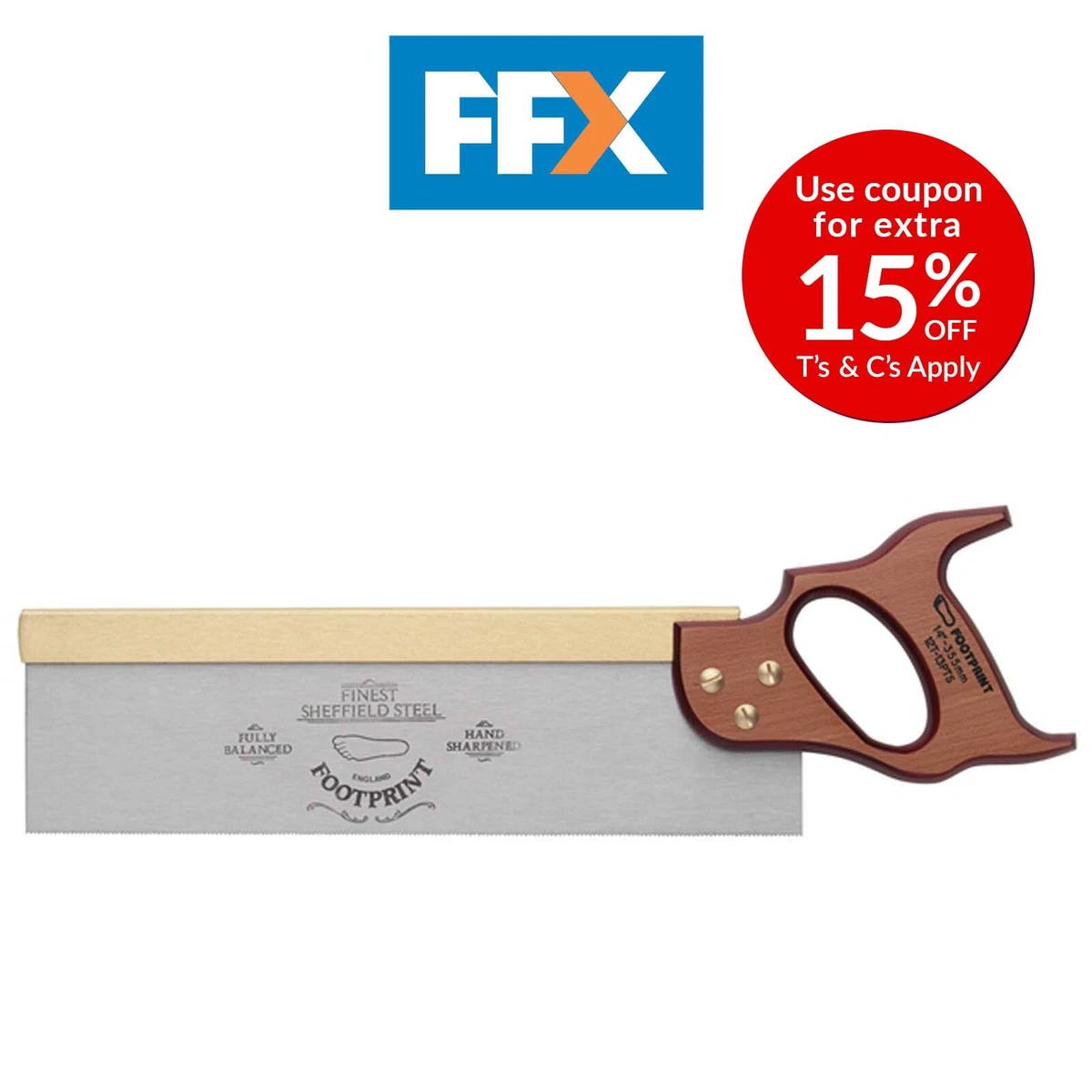 Footprint clearance tenon saws